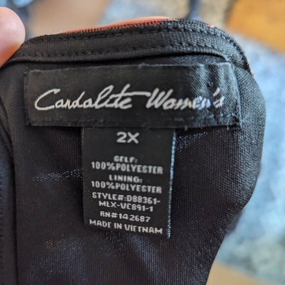 Candalite Women's Floral Dress | Size 2X - Picture 3 of 4